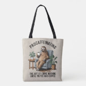 Sloth Coffee Tasche (Rückseite)