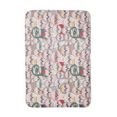 Sloth-Comic-Muster Badematte (Vorderseite Vertikal)