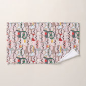 Sloth-Comic-Muster Badhandtuch Set (Handtuch)