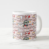 Sloth-Comic-Muster Jumbo-Tasse (Vorderseite Rechts)