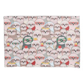 Sloth-Comic-Muster Kissenbezug (Vorderseite-Links)