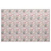 Sloth-Comic-Muster Stoff (Fat Quarter (45,7 x 55,9 cm))