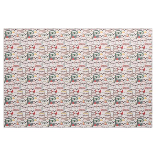 Sloth-Comic-Muster Stoff (Fat Quarter (45,7 x 55,9 cm))