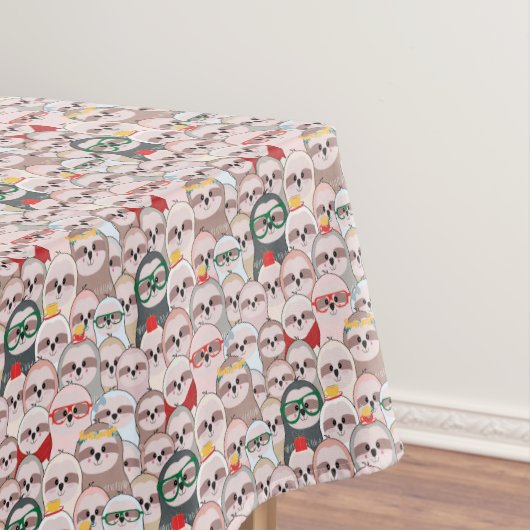 Sloth-Comic-Muster Tischdecke (Beispiel)