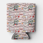 Sloth Comic Pattern Dosenkühler (Vorderseite)