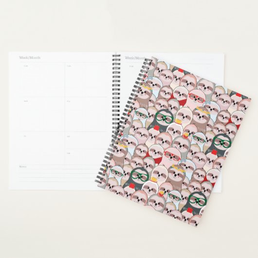 Sloth Comic Pattern Planer (Anzeige)