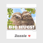 Sloth Couple Aufkleber (Blatt)