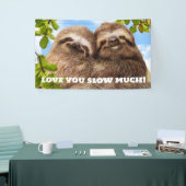 Sloth Couple Banner (Messeveranstaltung)