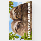 Sloth Couple Banner (Vertikal)