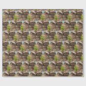 Sloth Couple Geschenkpapier (Flach)