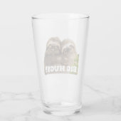 Sloth Couple Glas (Rückseite)