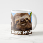 Sloth Couple Jumbo-Tasse (Vorderseite Rechts)