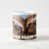 Sloth Couple Jumbo-Tasse (Vorderseite)