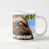 Sloth Couple Jumbo-Tasse (Rechts)