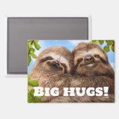 Sloth Couple Magnet (Vorderseite/Rückseite)