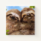 Sloth Couple Notizblock (Rückseite)