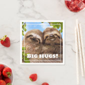 Sloth Couple Serviette (Beispiel)