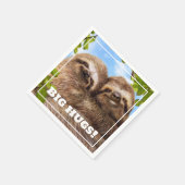 Sloth Couple Serviette (Ecke)
