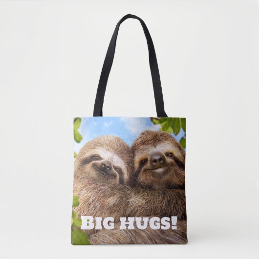 Sloth Couple Tasche (Vorderseite)