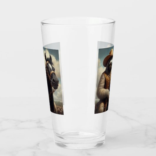 Sloth Cowboy Glas (Links)