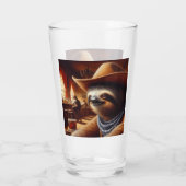 Sloth Cowboy in Saloon Glas (Rückseite)