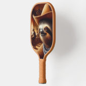 Sloth Cowboy in Saloon Pickleball Schläger (Links)