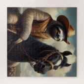 Sloth Cowboy Puzzle (Horizontal)