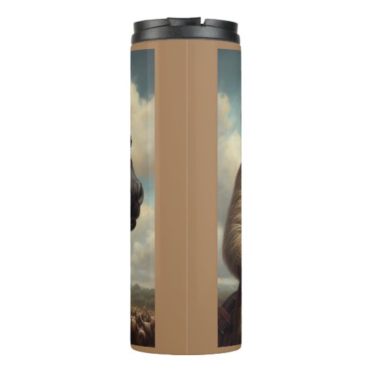 Sloth Cowboy Thermosbecher (Rückseite)