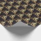 Sloth Cricket Player Geschenkpapier (Ecke)