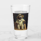 Sloth Cricket Player Glas (Rückseite)