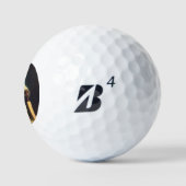 Sloth Cricket Player Golfball (Logo)