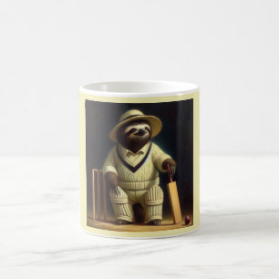 Sloth Cricket Player Kaffeetasse