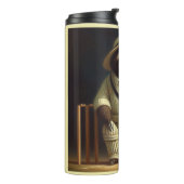 Sloth Cricket Player Thermosbecher (Nach links gedreht)