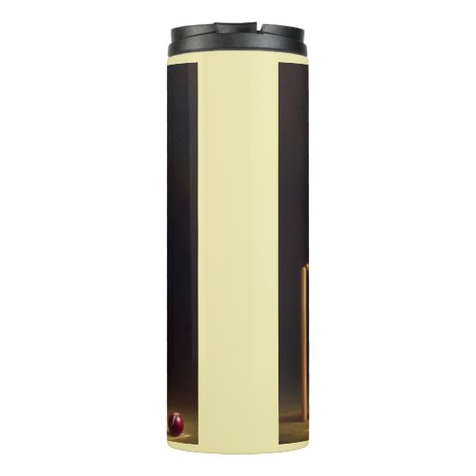 Sloth Cricket Player Thermosbecher (Rückseite)