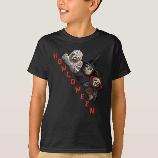Sloth Custom Happy Halloween Shirt Sloth Graphic (Vorderseite)