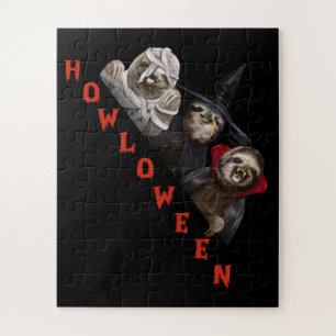Sloth Custom Happy Halloween Shirt Sloth Graphic Puzzle
