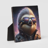 Sloth Cyberpunk Fotoplatte (Vorderseite)