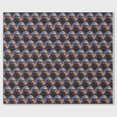 Sloth Cyberpunk Geschenkpapier (Flach)