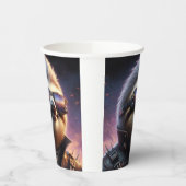 Sloth Cyberpunk Pappbecher (Links)