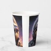 Sloth Cyberpunk Pappbecher (Rechts)