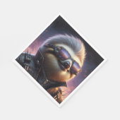 Sloth Cyberpunk Serviette (Ecke)