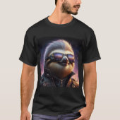 Sloth Cyberpunk T-Shirt (Vorderseite)