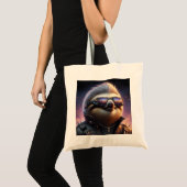 Sloth Cyberpunk Tragetasche (Vorderseite (Produkt))