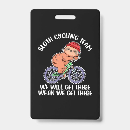 Sloth Cycling Team Ausweis (Vorderseite)