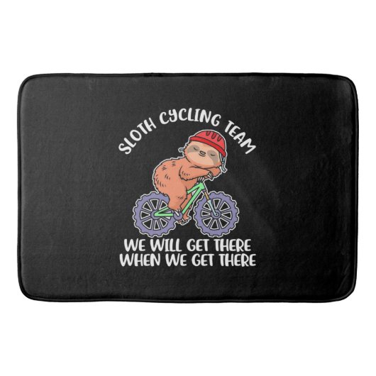 Sloth Cycling Team Badematte (Vorderseite)