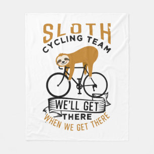 Sloth Cycling Team Fleecedecke