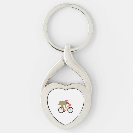 Sloth Cycling Team Schlüsselanhänger (Vorderseite)