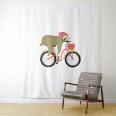 Sloth Cycling Team Wandteppich (Beispiel)