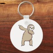 Sloth Dab Schlüsselanhänger (Vorderseite)