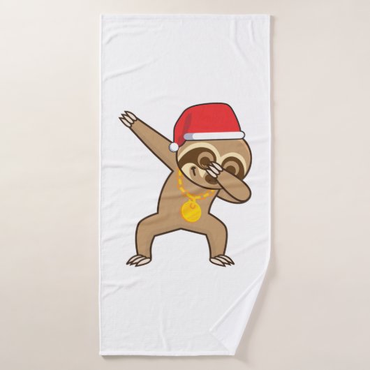 Sloth Dab Sticker Badehandtuch (Badehandtuch)